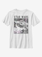 Star Wars The Mandalorian Child Doodle Photo Youth T-Shirt