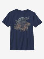 Star Wars The Mandalorian Child Flowers Youth T-Shirt