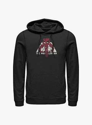 Star Wars The Mandalorian Logo Overlap Hoodie