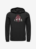 Star Wars The Mandalorian Logo Overlap Hoodie