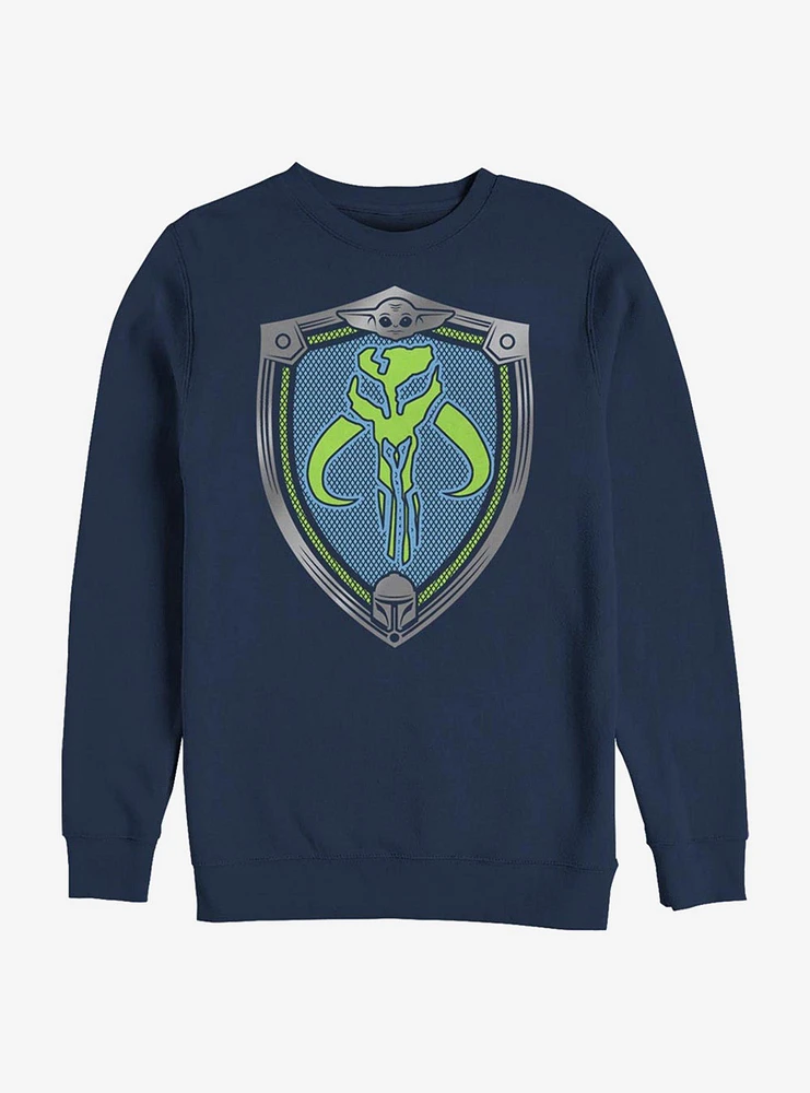 Star Wars The Mandalorian Shield Logo Sweatshirt