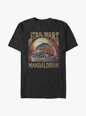 Star Wars The Mandalorian Child Sunset T-Shirt