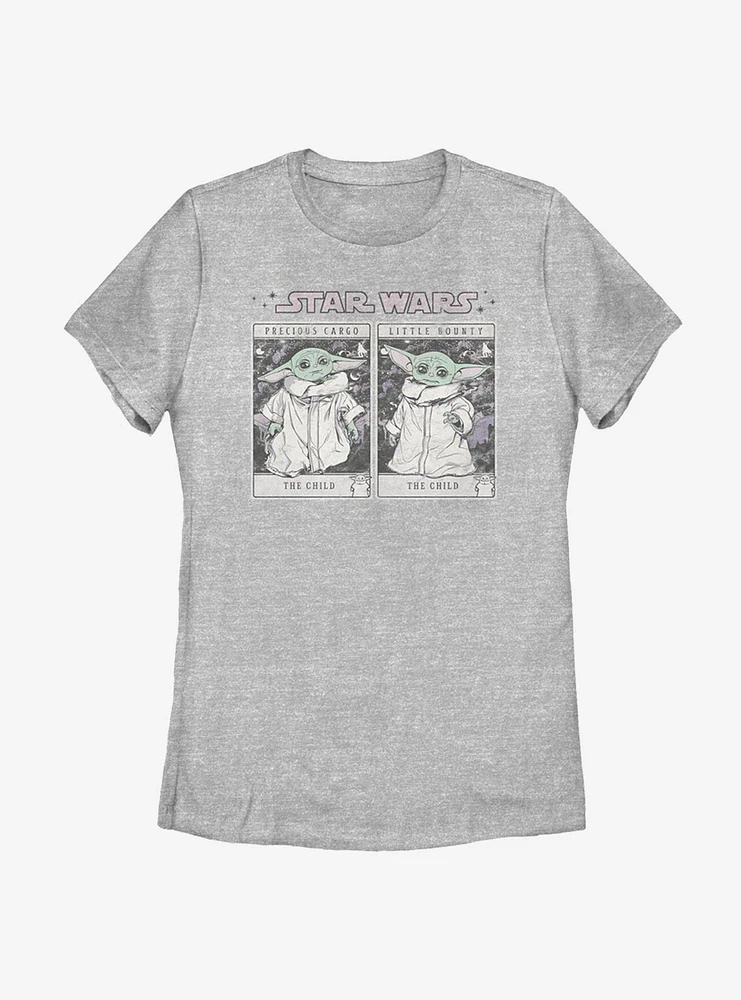 Star Wars The Mandalorian Tarot Cards Womens T-Shirt