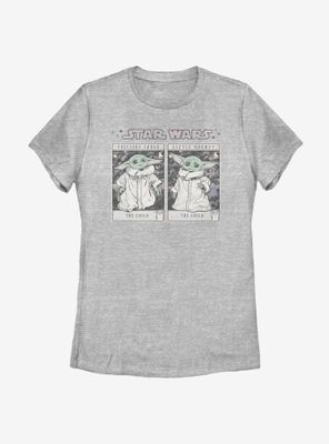 Star Wars The Mandalorian Tarot Cards Womens T-Shirt