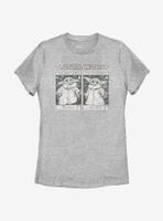 Star Wars The Mandalorian Tarot Cards Womens T-Shirt