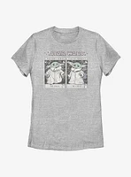 Star Wars The Mandalorian Tarot Cards Womens T-Shirt
