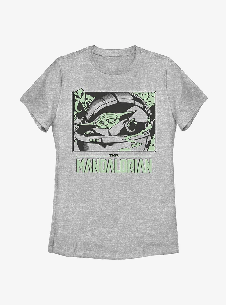 Star Wars The Mandalorian Child Force Hand Womens T-Shirt