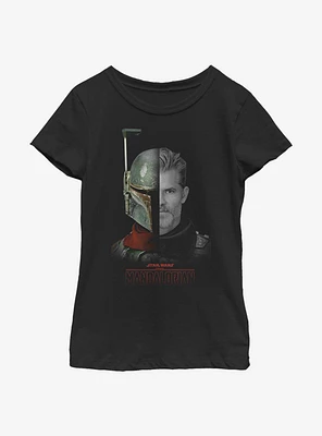 Star Wars The Mandalorian Epi Reelz Cobb Vanth Youth Girls T-Shirt