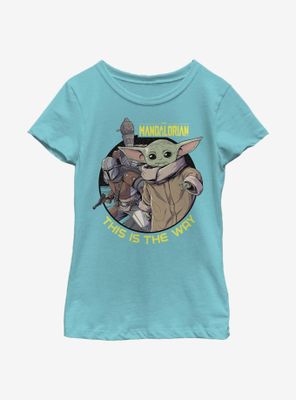 Star Wars The Mandalorian Three's A Charm Youth Girls T-Shirt