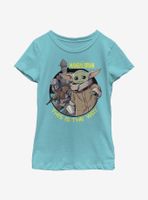 Star Wars The Mandalorian Three's A Charm Youth Girls T-Shirt