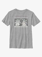 Star Wars The Mandalorian Tarot Cards Youth T-Shirt