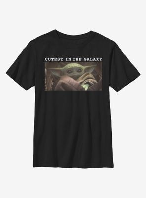 Star Wars The Mandalorian Cutest Galaxy Youth T-Shirt