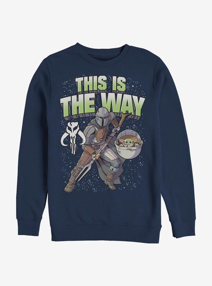 Star Wars The Mandalorian This Is Way Large Letters Sweatshirt