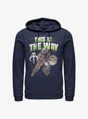 Star Wars The Mandalorian This Is Way Large Letters Hoodie