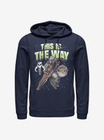 Star Wars The Mandalorian This Is Way Large Letters Hoodie