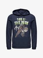 Star Wars The Mandalorian This Is Way Large Letters Hoodie