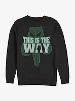 Star Wars The Mandalorian Way Pattern Sweatshirt