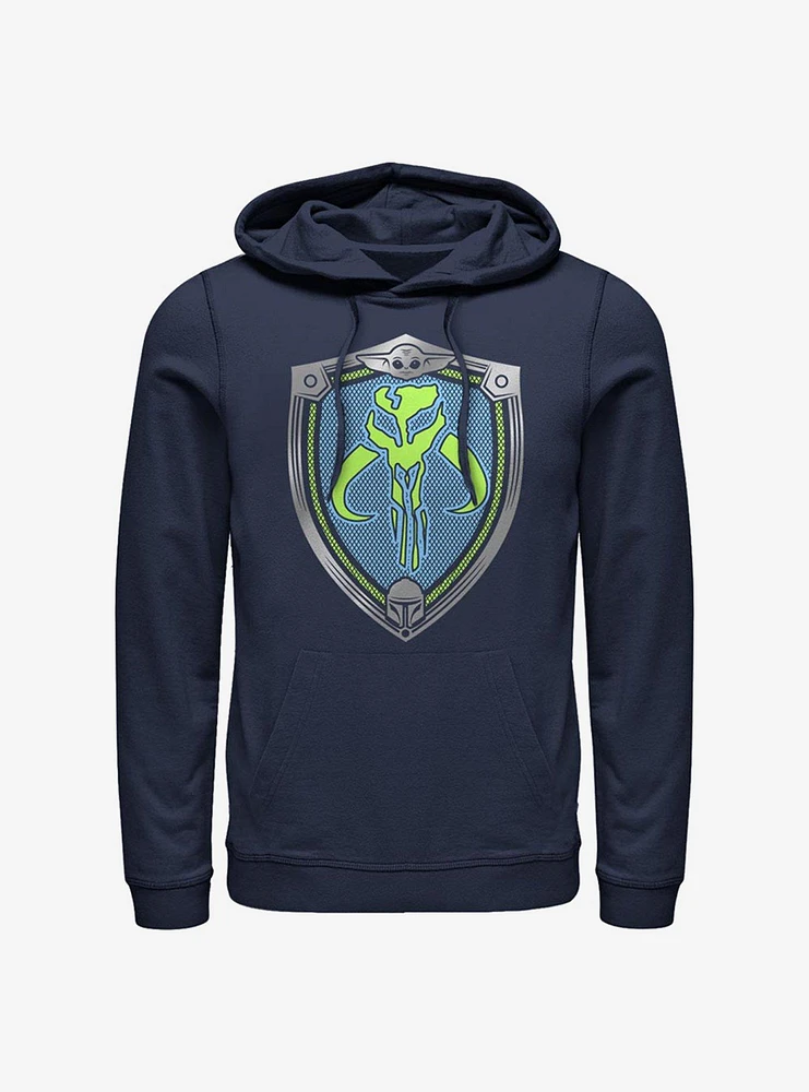 Star Wars The Mandalorian Shield Logo Hoodie