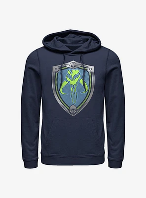Star Wars The Mandalorian Shield Logo Hoodie