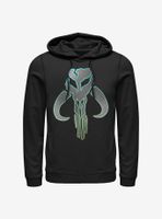 Star Wars The Mandalorian Silver Logo Hoodie