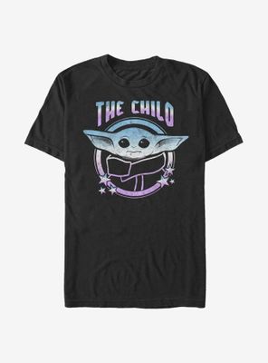 Star Wars The Mandalorian Child Stars Round T-Shirt