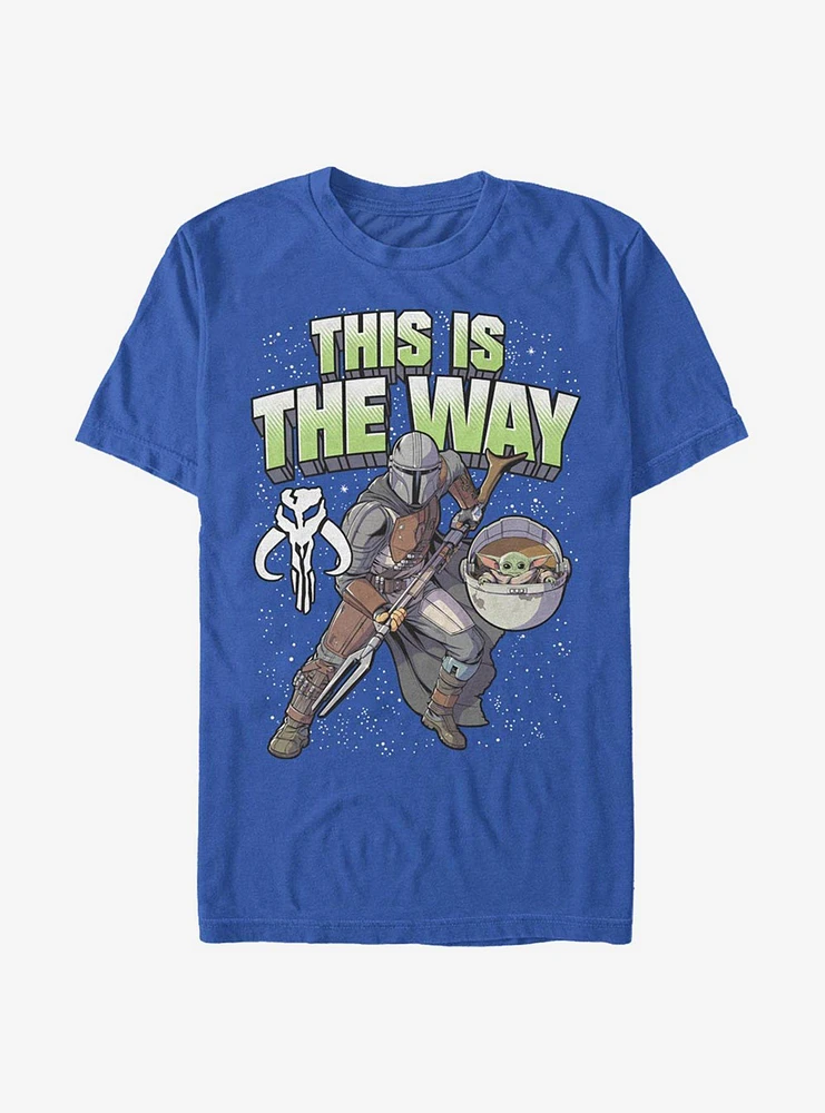 Star Wars The Mandalorian This Is Way Large Letters T-Shirt