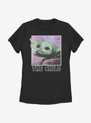 Star Wars The Mandalorian Child Cosmic Womens T-Shirt