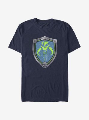 Star Wars The Mandalorian Shield Logo T-Shirt
