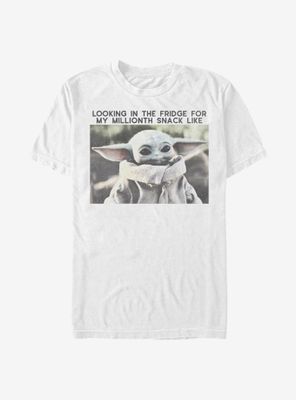 Star Wars The Mandalorian Child Millionth Snack T-Shirt