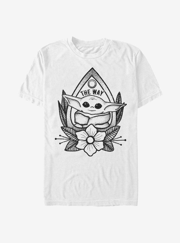 Star Wars The Mandalorian Child Large Planchette T-Shirt