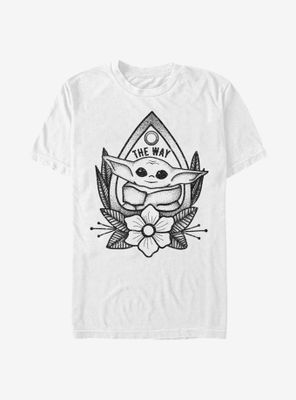 Star Wars The Mandalorian Child Large Planchette T-Shirt