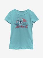 Star Wars The Mandalorian Child Japanese Text Youth Girls T-Shirt