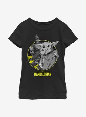 Star Wars The Mandalorian Child Way Charm Youth Girls T-Shirt