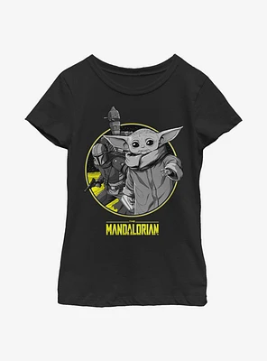 Star Wars The Mandalorian Child Way Charm Youth Girls T-Shirt