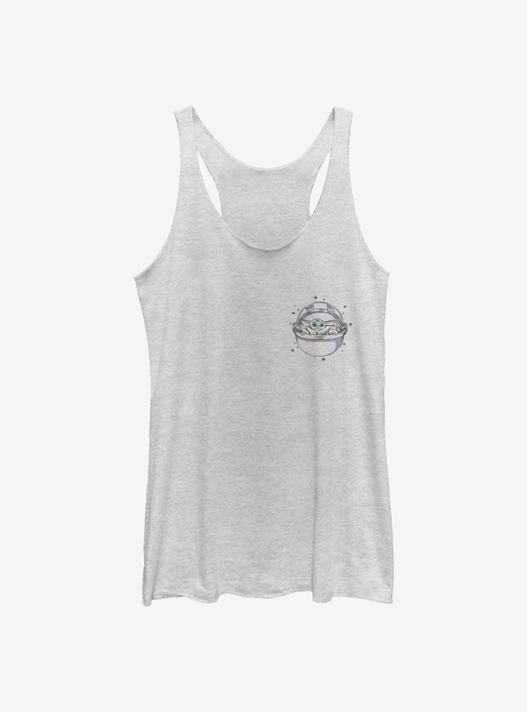 Star Wars The Mandalorian Child Tiny Stars Womens Tank Top