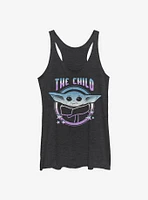 Star Wars The Mandalorian Child Stars Round Womens Tank Top