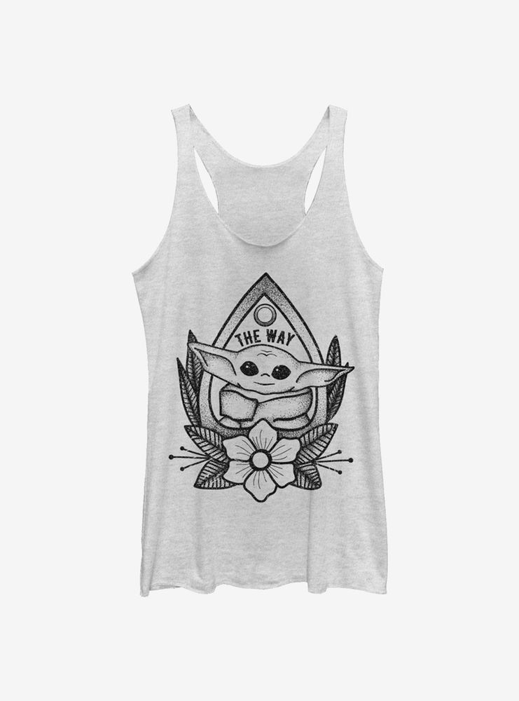 Star Wars The Mandalorian Child Large Planchette Womens Tank Top