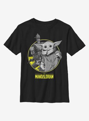 Star Wars The Mandalorian Child Way Charm Youth T-Shirt