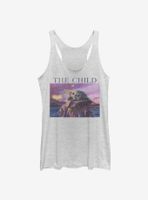 Star Wars The Mandalorian Child Pink Sky Womens Tank Top