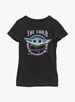Star Wars The Mandalorian Child Stars Round Youth Girls T-Shirt