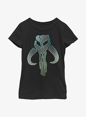 Star Wars The Mandalorian Silver Logo Youth Girls T-Shirt