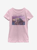 Star Wars The Mandalorian Child Pink Sky Youth Girls T-Shirt