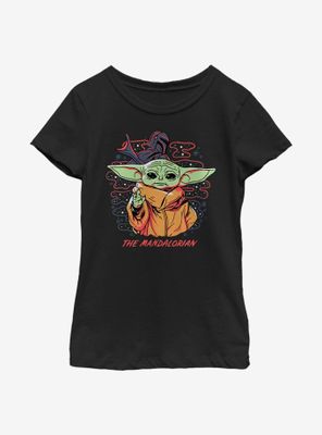 Star Wars The Mandalorian Child Space Bubbles Youth Girls T-Shirt