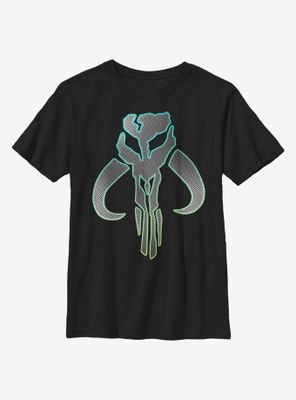 Star Wars The Mandalorian Silver Logo Youth T-Shirt