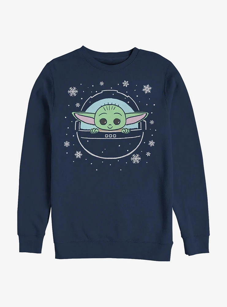 Star Wars The Mandalorian Snow Child Sweatshirt