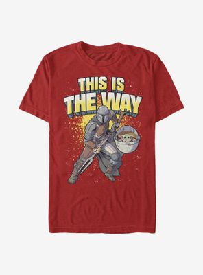 Star Wars The Mandalorian Child This Is Way Pose T-Shirt