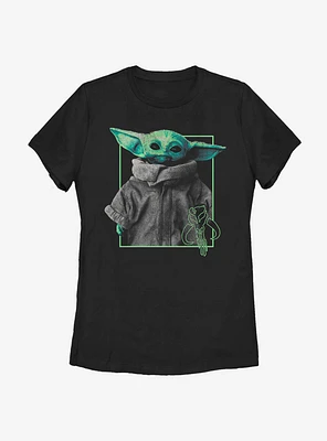 Star Wars The Mandalorian Child Border Womens T-Shirt