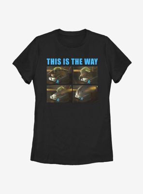 Star Wars The Mandalorian Child Closed Way Womens T-Shirt