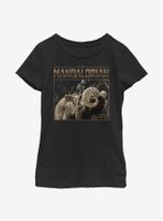 Star Wars The Mandalorian Bantha RIde Youth Girls T-Shirt