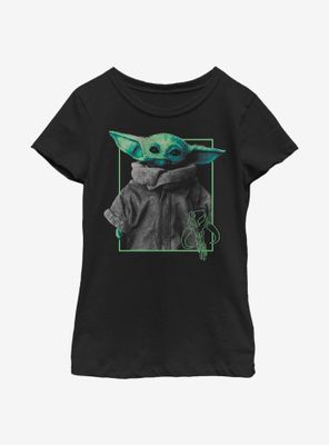 Star Wars The Mandalorian Child Border Youth Girls T-Shirt